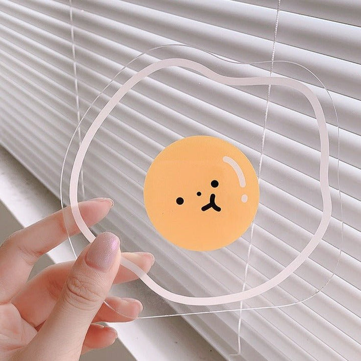 Cute Transparent Acrylic Coasters Collection -- Delicors