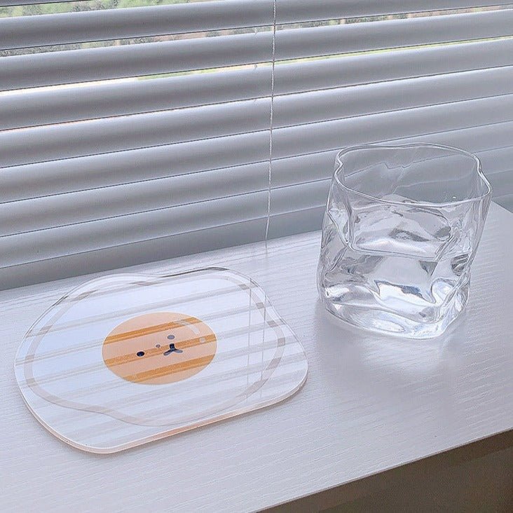 Cute Transparent Acrylic Coasters Collection -- Delicors