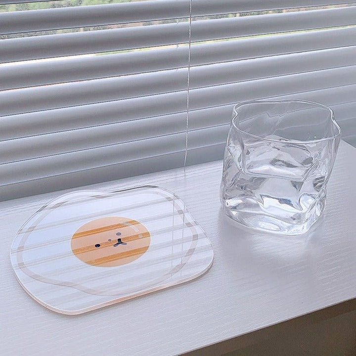 Cute Transparent Acrylic Coasters Collection -- Delicors