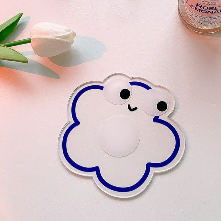 Cute Transparent Acrylic Coasters Collection -- Delicors