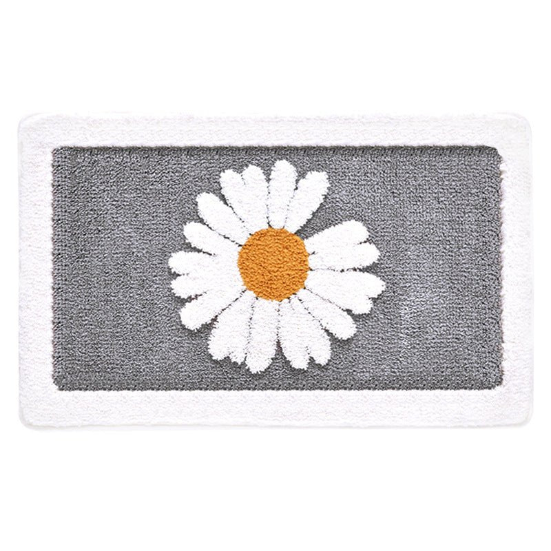 Daisy Petal Bath Mat Collection -- Delicors