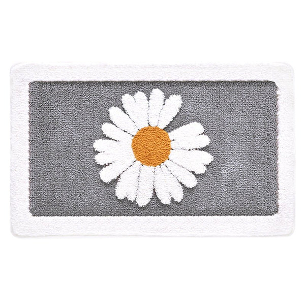 Daisy Petal Bath Mat Collection -- Delicors