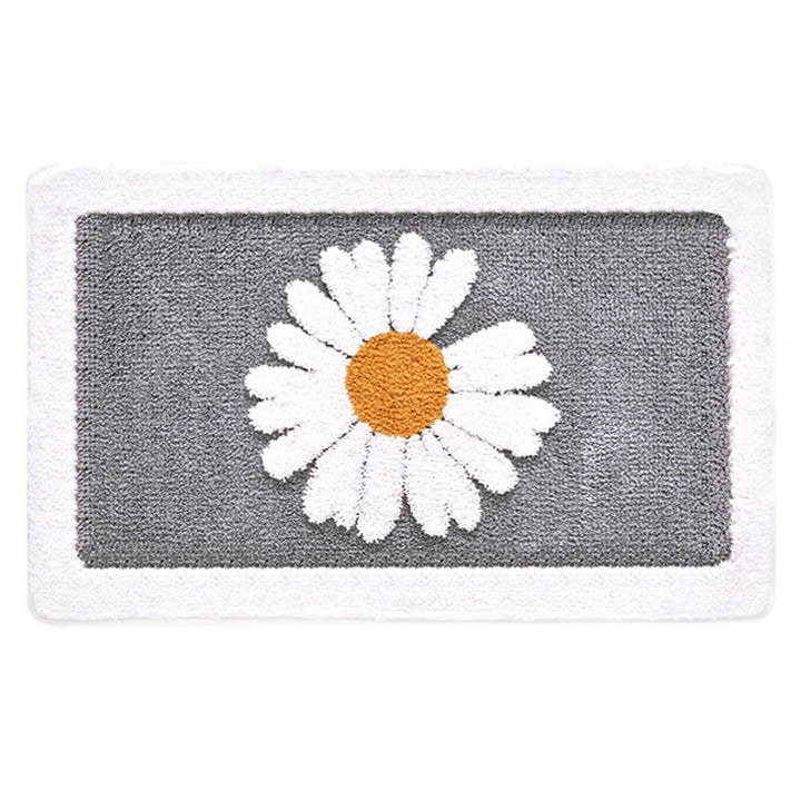 Daisy Petal Bath Mat Collection -- Delicors