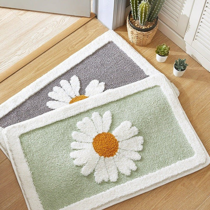 Daisy Petal Bath Mat Collection -- Delicors