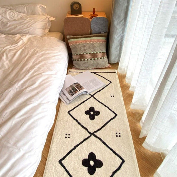 Diamond Flower Floor Mat -Bath Mats & Rugs- Delicors