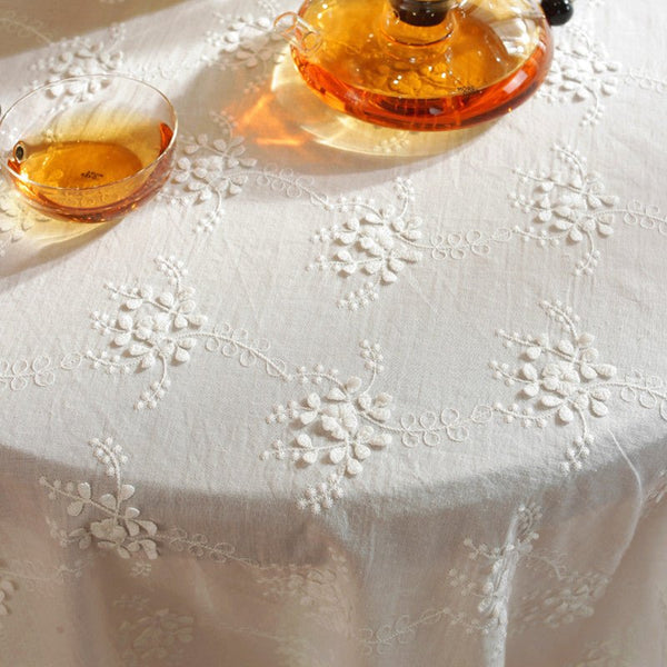 Dreamtime Doily Tiered Floral Lace Table Cloth -Table Cloth- Delicors