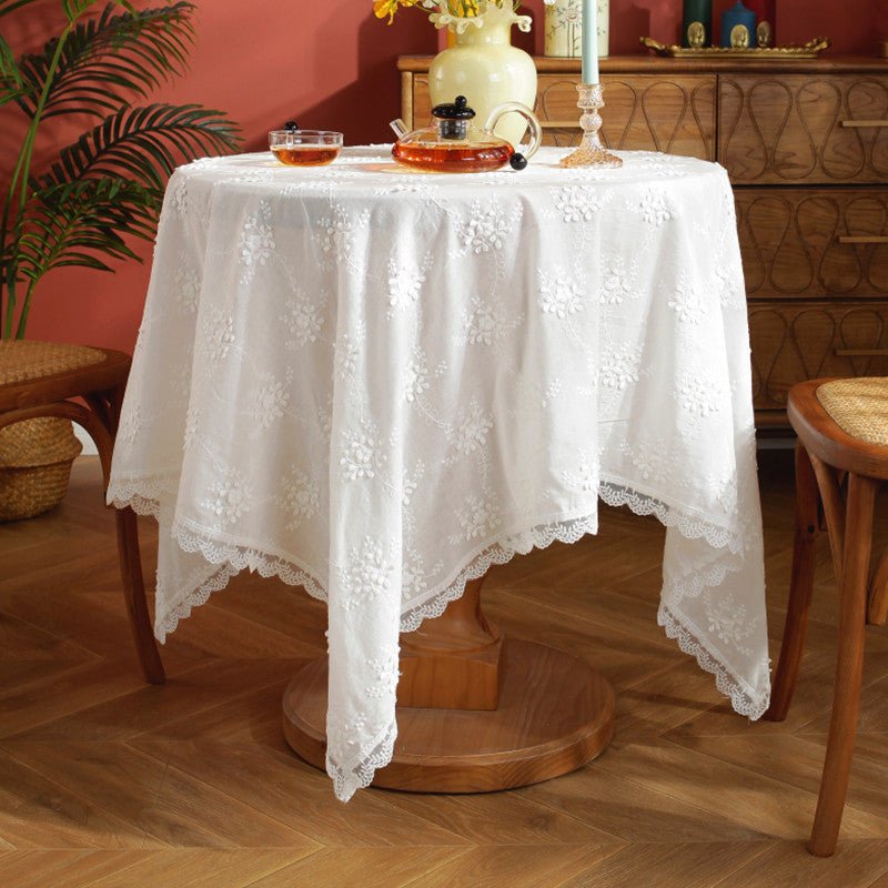 Dreamtime Doily Tiered Floral Lace Table Cloth -Table Cloth- Delicors