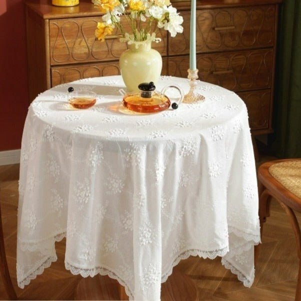 Dreamtime Doily Tiered Floral Lace Table Cloth -Table Cloth- Delicors