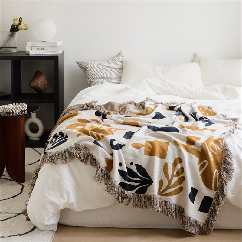 Earth Collage Blanket -Throw- Delicors