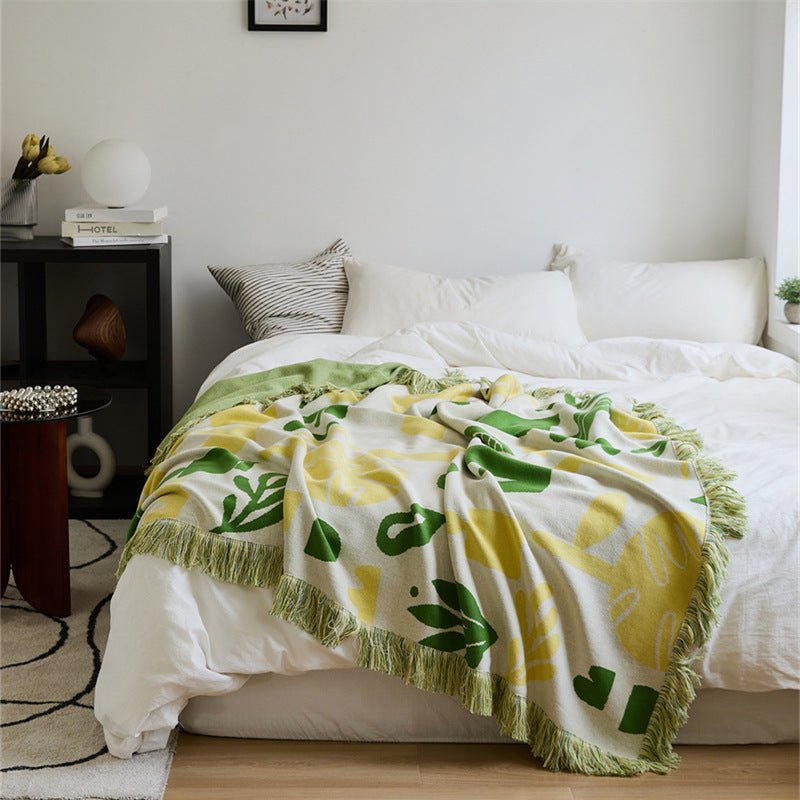 Earth Collage Blanket -Throw- Delicors