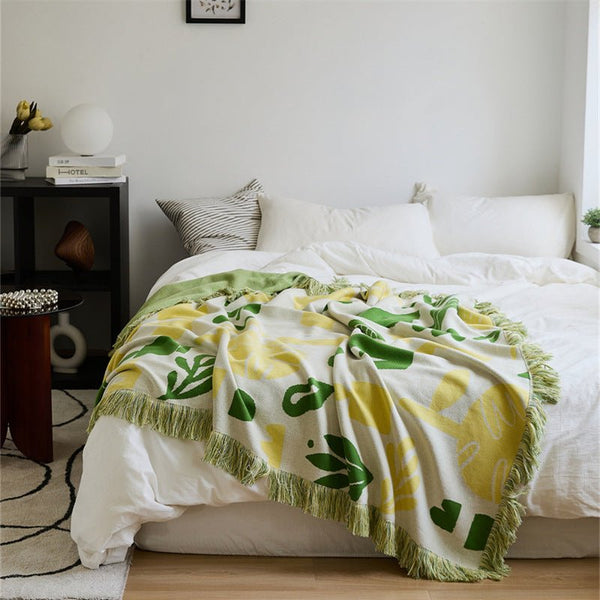Earth Collage Blanket -Throw- Delicors