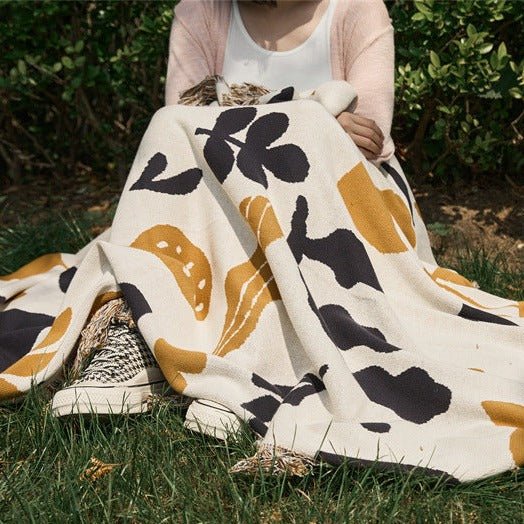 Earth Collage Blanket -Throw- Delicors
