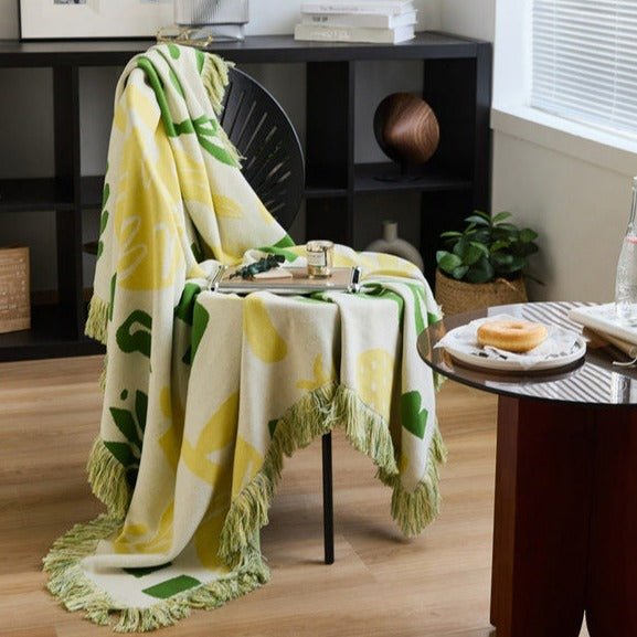 Earth Collage Blanket -Throw- Delicors