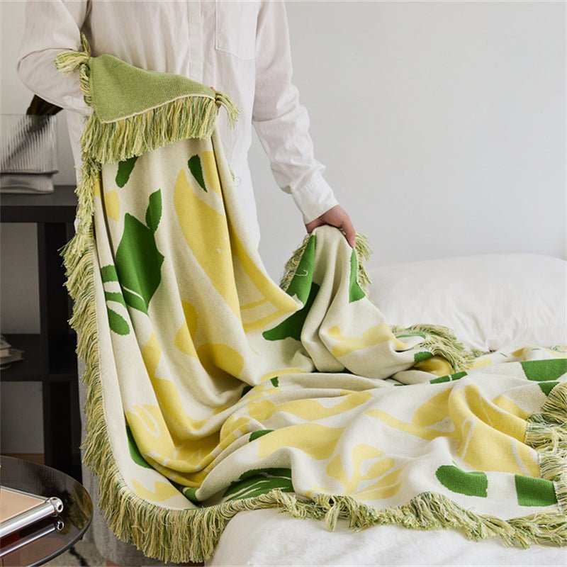 Earth Collage Blanket -Throw- Delicors