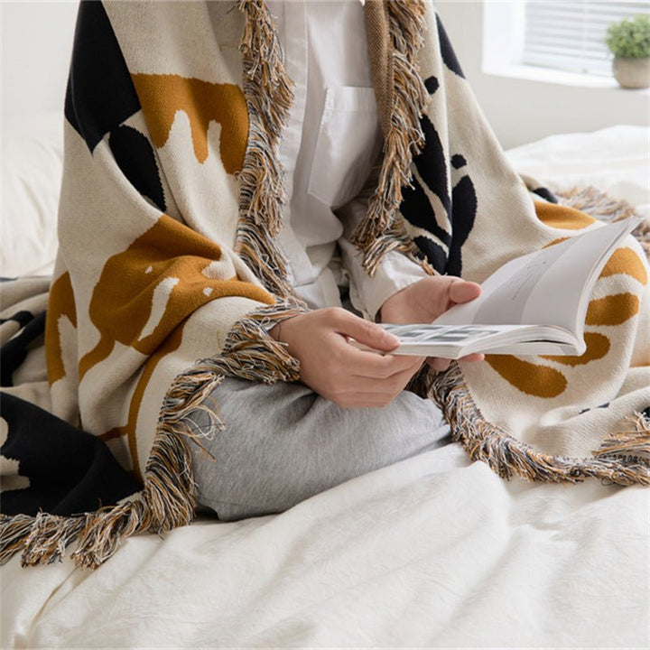 Earth Collage Blanket -Throw- Delicors