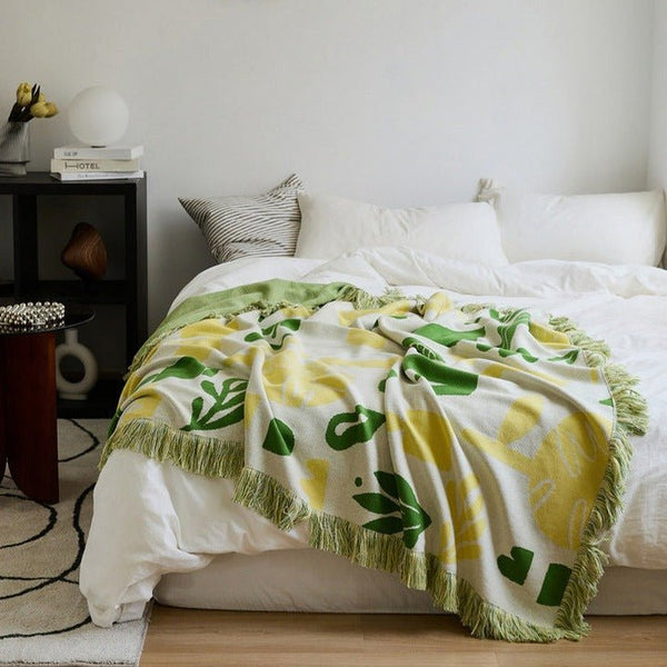 Earth Collage Blanket -Throw- Delicors