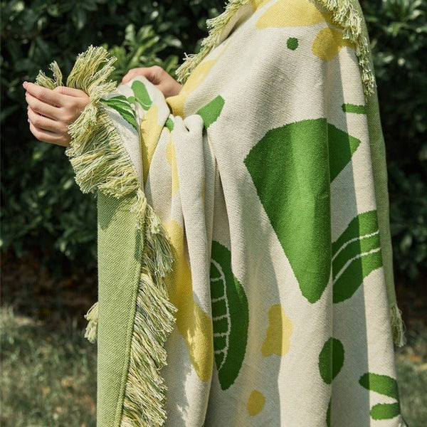 Earth Collage Blanket -Throw- Delicors