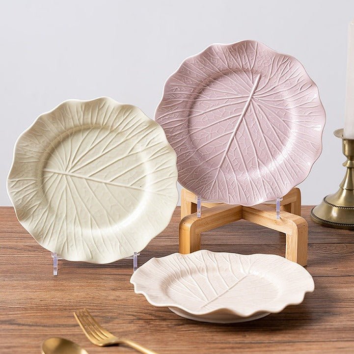 Earth Leaf Plate Collection -Dinnerware- Delicors
