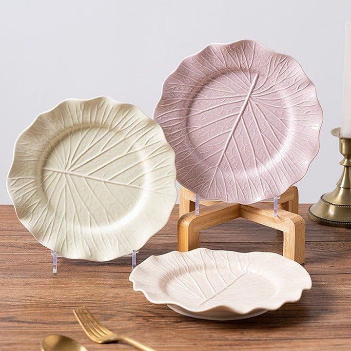 Earth Leaf Plate Collection -Dinnerware- Delicors