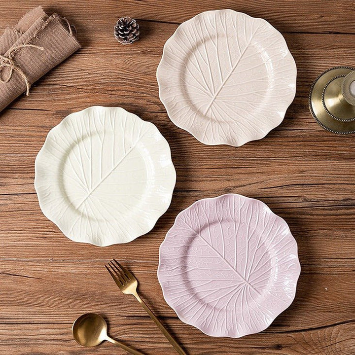 Earth Leaf Plate Collection -Dinnerware- Delicors