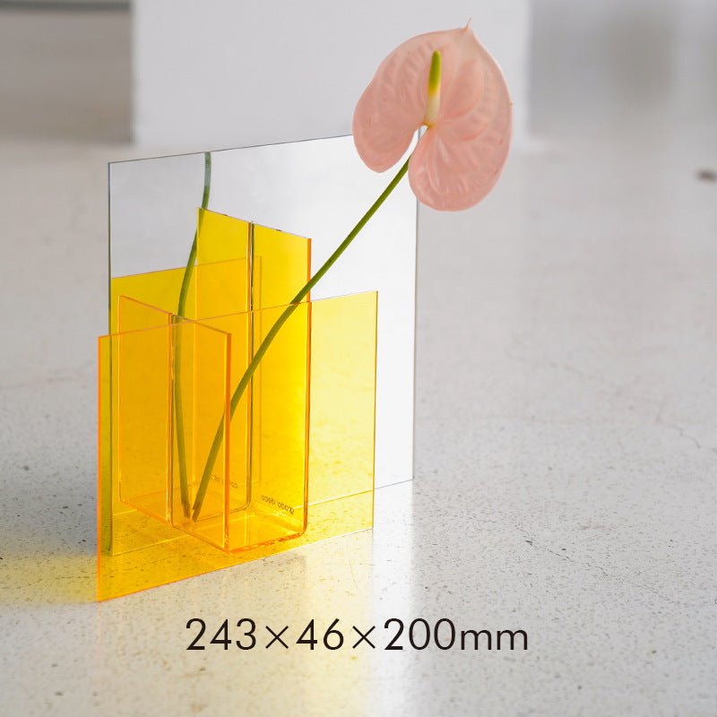 Eclectic Shape Acrylic Vase Collection -- Delicors