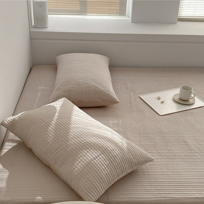 Essential Cotton Fitted Sheet -Bedding- Delicors