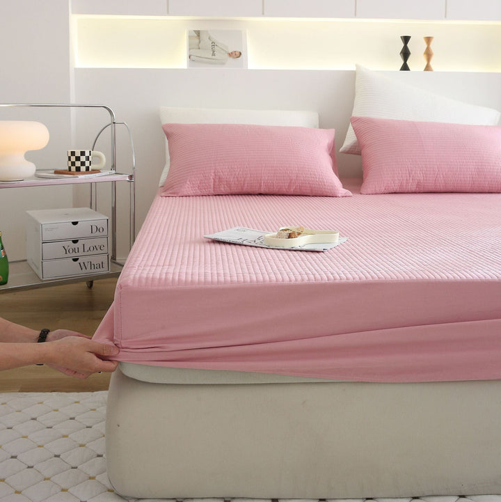 Essential Cotton Fitted Sheet -Bedding- Delicors