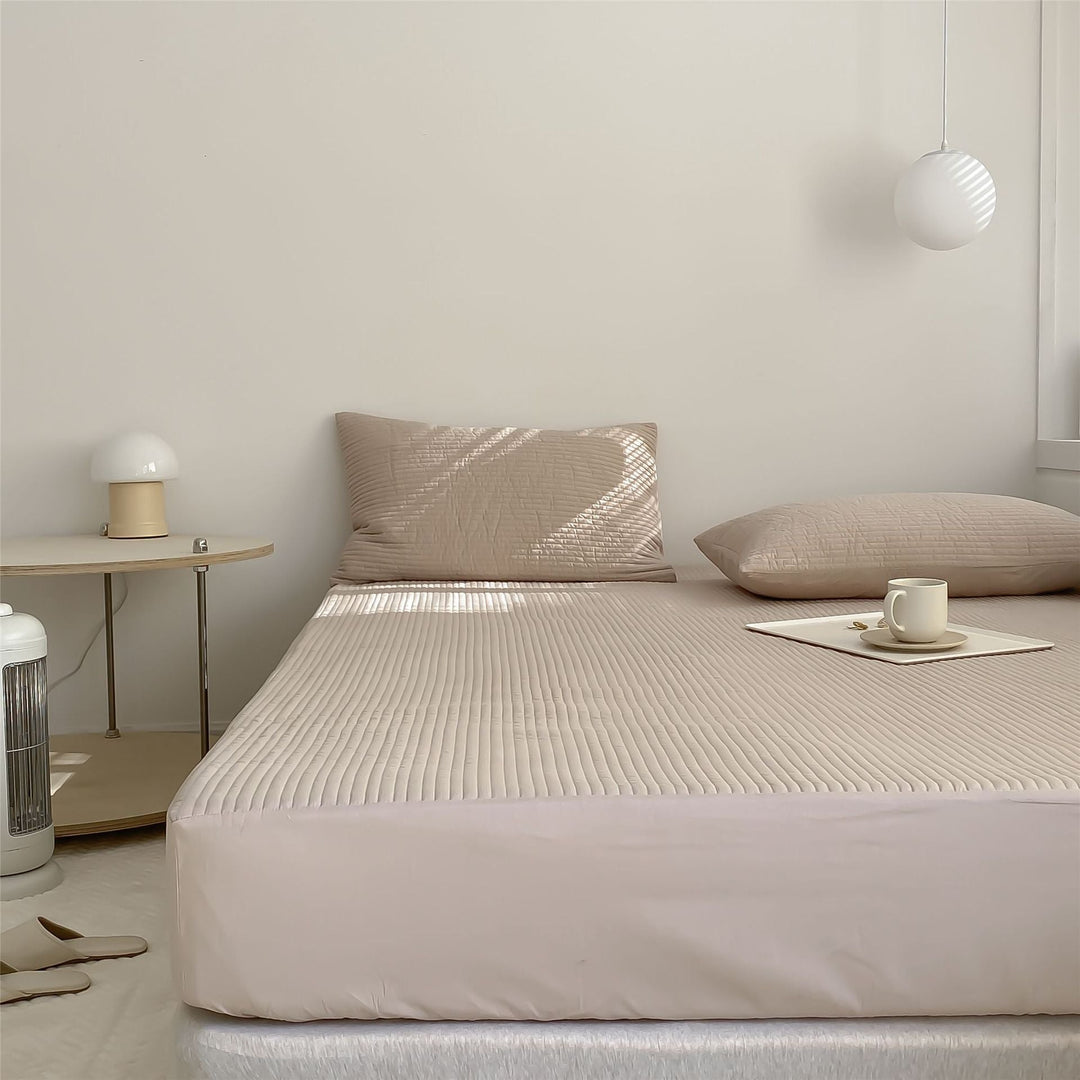 Essential Cotton Fitted Sheet -Bedding- Delicors