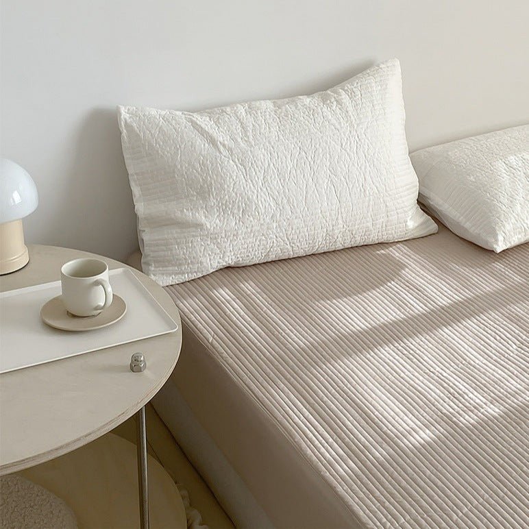 Essential Cotton Fitted Sheet -Bedding- Delicors