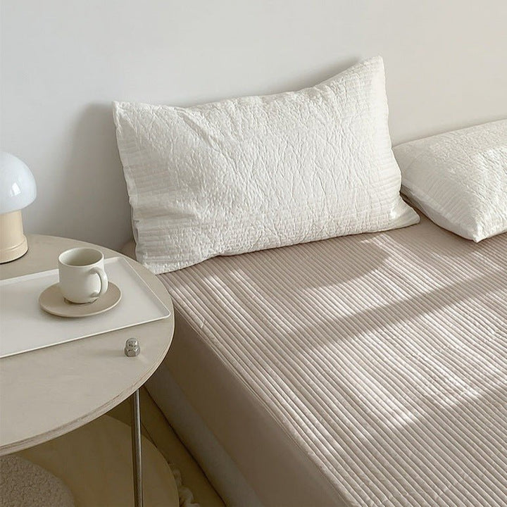 Essential Cotton Fitted Sheet -Bedding- Delicors