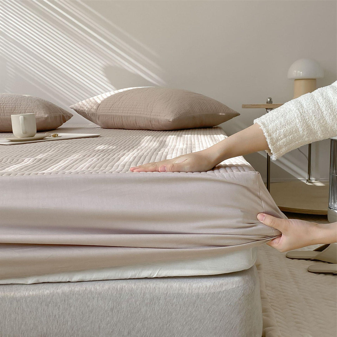 Essential Cotton Fitted Sheet -Bedding- Delicors