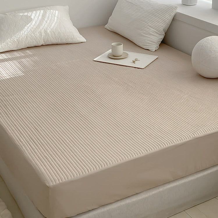Essential Cotton Fitted Sheet -Bedding- Delicors