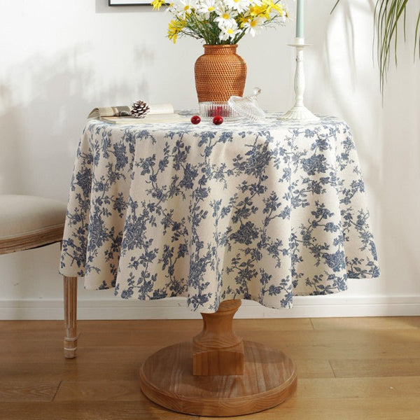 Floral Decadence Tassel Table Cloth Collection -Table Cloth- Delicors