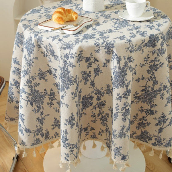 Floral Decadence Tassel Table Cloth Collection -Table Cloth- Delicors