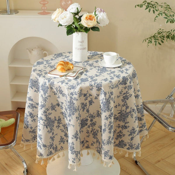 Floral Decadence Tassel Table Cloth Collection -Table Cloth- Delicors
