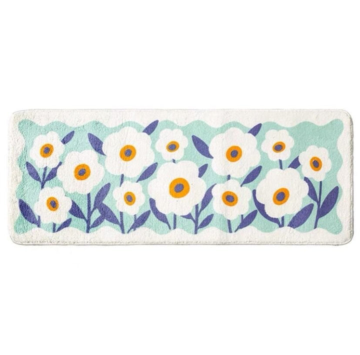 Floral Floor Mat Collection -Bath Mats & Rugs- Delicors