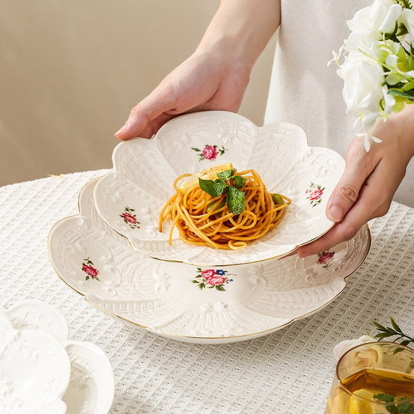 Floral Plate Collection -Dinnerware- Delicors