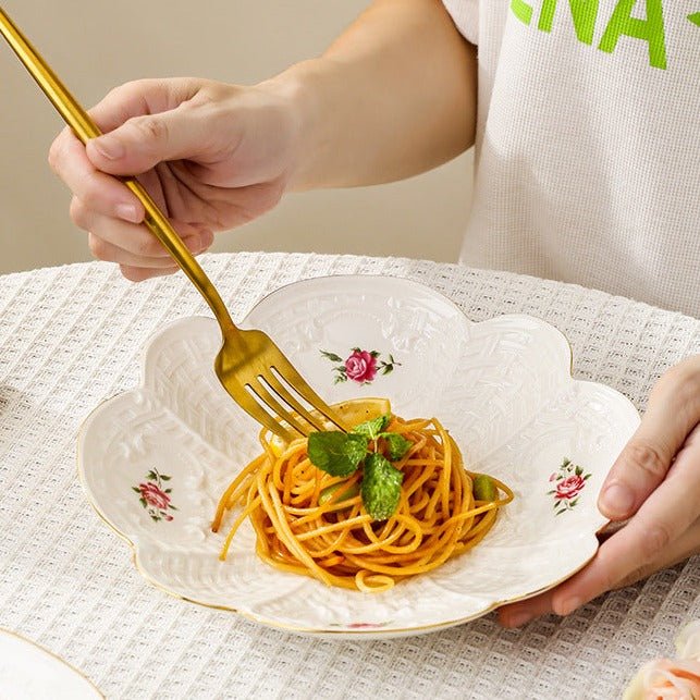 Floral Plate Collection -Dinnerware- Delicors
