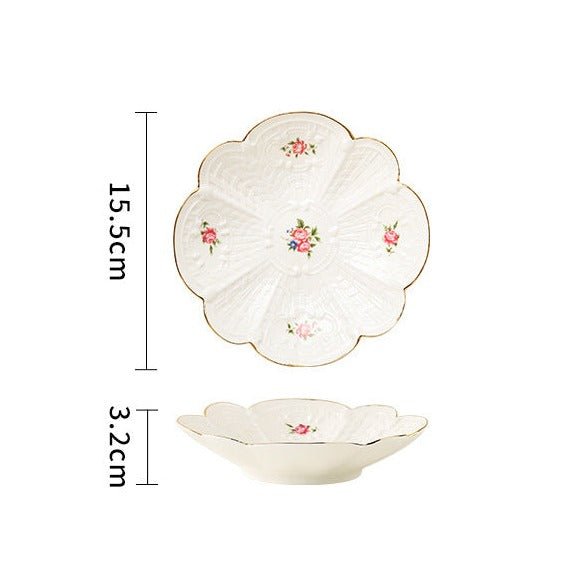 Floral Plate Collection -Dinnerware- Delicors