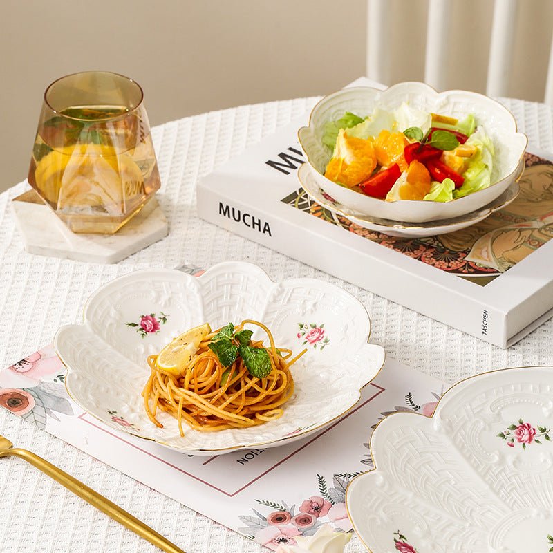 Floral Plate Collection -Dinnerware- Delicors