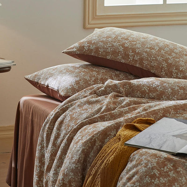 Florence Flowers Quilt Cover Set -Bedding- Delicors