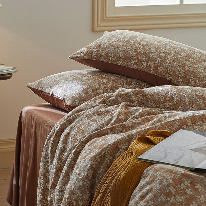 Florence Flowers Quilt Cover Set -Bedding- Delicors