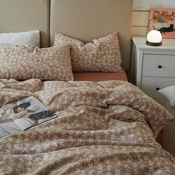Florence Flowers Quilt Cover Set -Bedding- Delicors