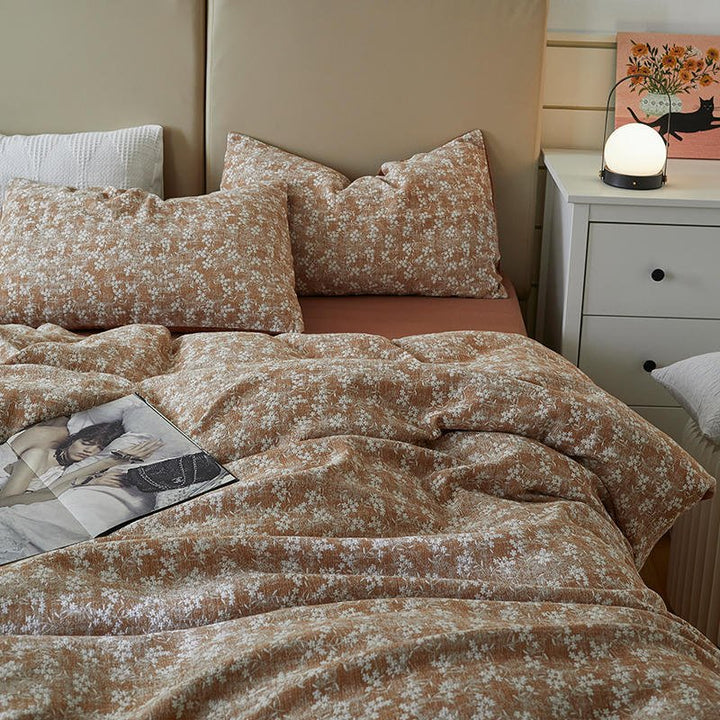 Florence Flowers Quilt Cover Set -Bedding- Delicors