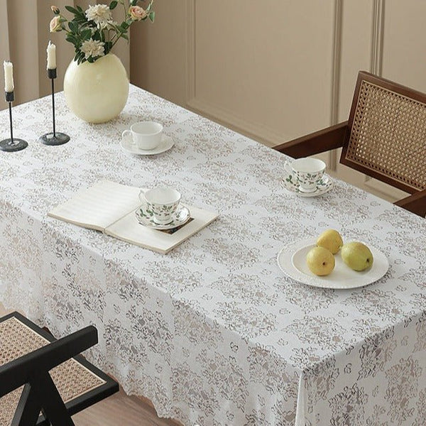 Flower Bouquet Lace Table Cloth -Table Cloth- Delicors