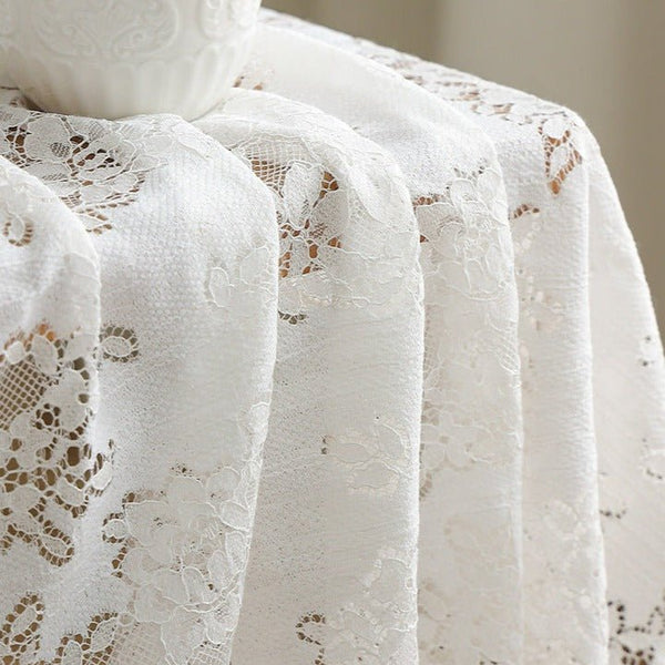 Flower Bouquet Lace Table Cloth -Table Cloth- Delicors