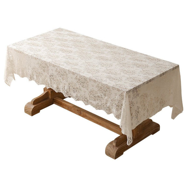 Flower Bouquet Lace Table Cloth -Table Cloth- Delicors