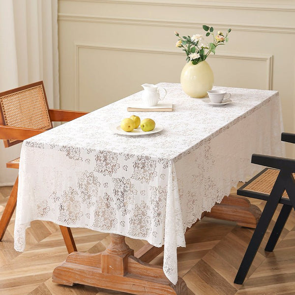 Flower Bouquet Lace Table Cloth -Table Cloth- Delicors