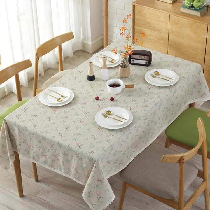 Flower Bouquet Muslin Table Cloth -Table Cloth- Delicors