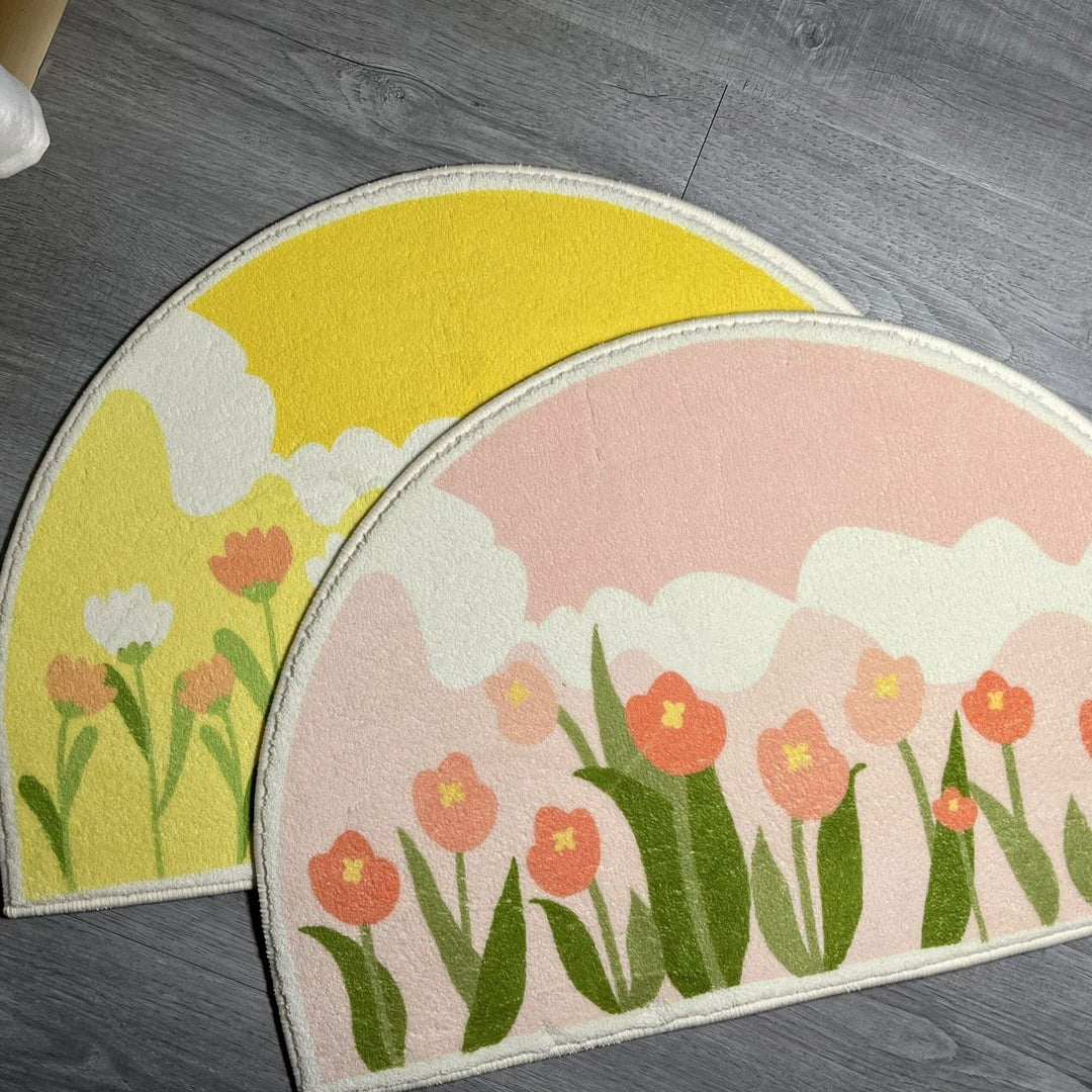 Flower Meadow Bathmat Collection -- Delicors